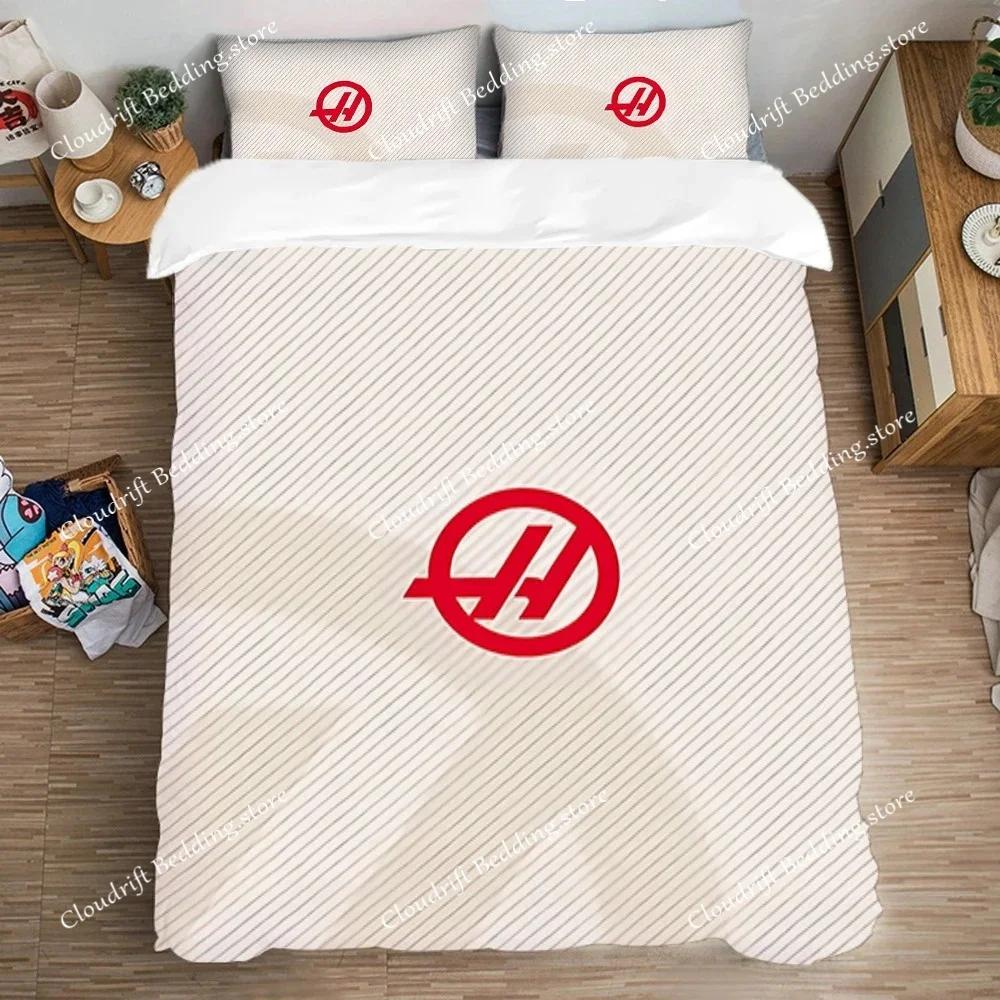 Queen Bed Comforter Sets Duvet Covers Bedding Set Double Size Pillowcase H-Haas Racings Fashion Quilt Cover Set Art Linen Home02