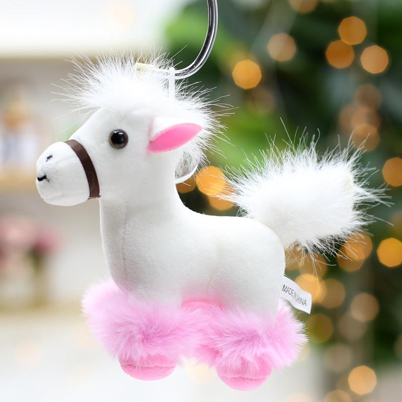 Simulated Horse Plush Toys Creative Year of The Horse Mascot Pendant Doll Home Decoration Zodiac Horse Hanging Decoration