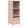 VidaXL Buffet haut rose 35x39x103,5 cm acier, armoire à livres, armoire à livres moderne, étagère à livres, étagère et 851377