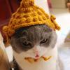 Ręcznie robiona czapka Buddy Kocia nakrycie głowy Miękka Zabawna Urocza Przędza imitacyjna Przebranie