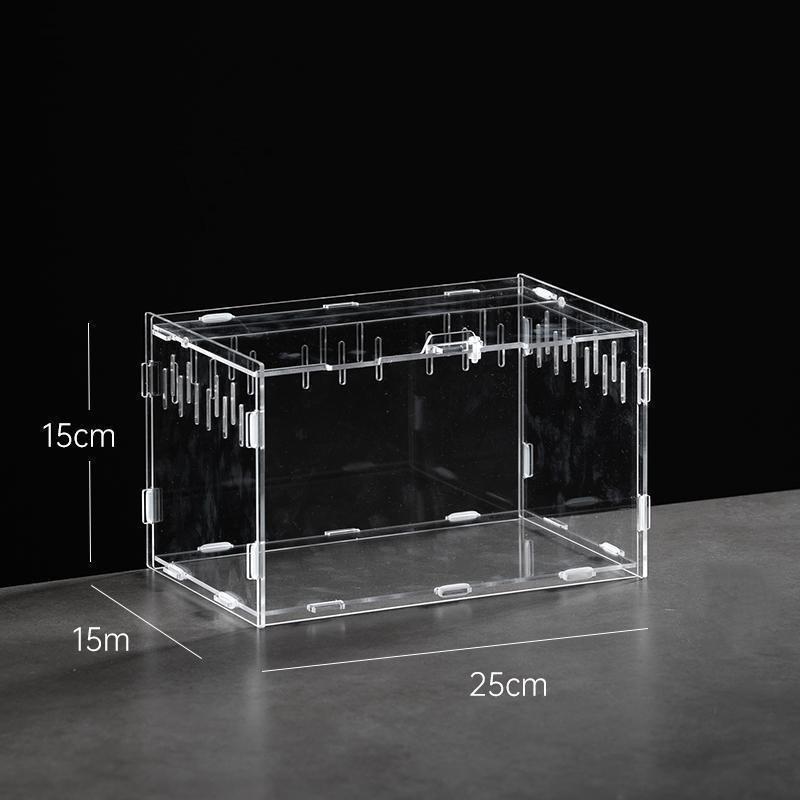 Acrylic Reptile Terrarium Kit Arboreal Pets Spider Housing Transparent Assembly Box
