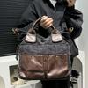 Hot Selling Women's Vintage Vintage Denim Patchwork Handbag Trendy Maillard Shoulder Bag