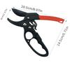 1pc, Professional Ratchet Anvil Pruning Shears, Segmented Pulley Pruning Shears, Hand-saving Branch Pruning Shears
