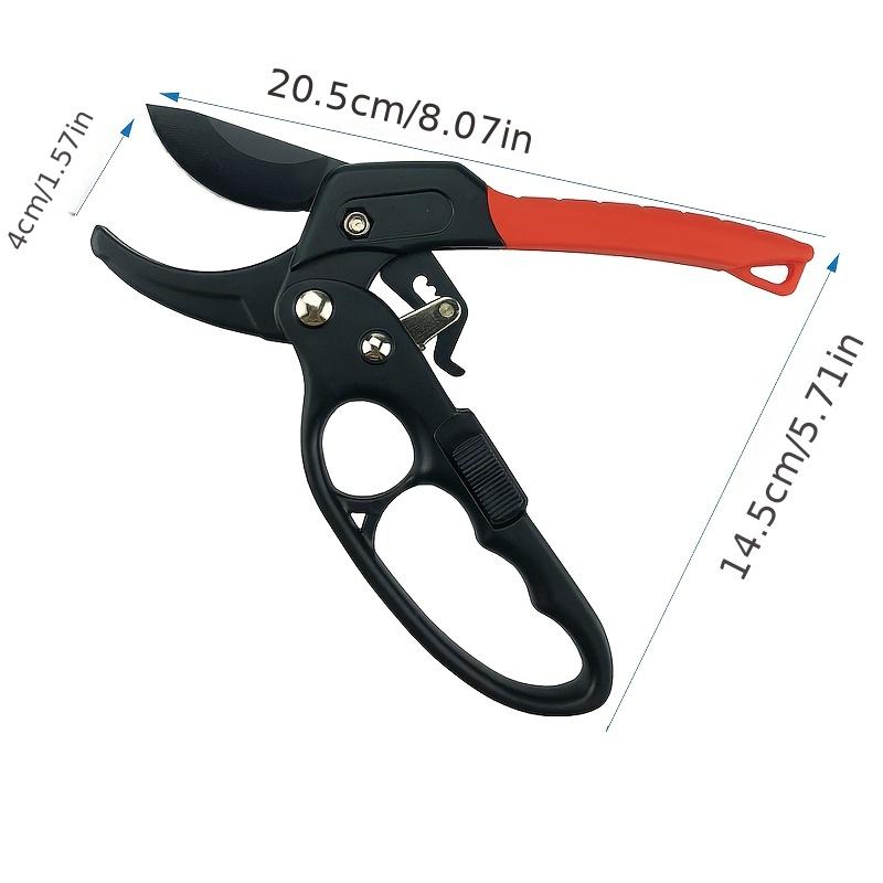 1pc, Professional Ratchet Anvil Pruning Shears, Segmented Pulley Pruning Shears, Hand-saving Branch Pruning Shears