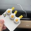 Lovely Chic Korea Egg Sweet Yellow Hairpin Hair Clip Hair Grip Barrettes Hairpin Hair Accessories For Women