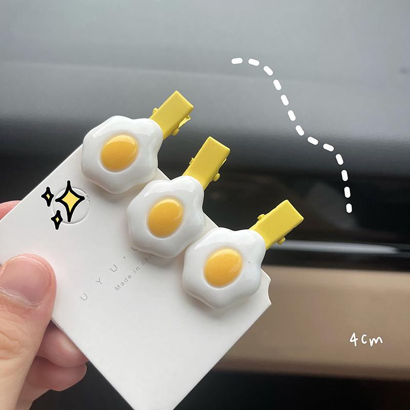 Lovely Chic Korea Egg Sweet Yellow Hairpin Hair Clip Hair Grip Barrettes Hairpin Hair Accessories For Women