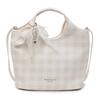 Korean version plaid contrasting color handbag women's 2025 summer new niche design messenger bag simple shoulder bag