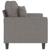 Vidaxl 2-Seater Sofa, Taupe Color, 120 Cm, Upholstered In Fabric