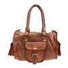 Small Leather Air Cabin Vintage Duffle Luggage Weekend  Overnight Travel Bag