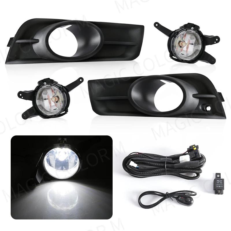 LED Fog Light For Chevrolet Cruze 2009 2010 2011 2012 2013 2014 Halogen Fog Lamp Daylight wit Cover Frame Kit Car Accessories