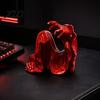 Gothic Gaming Desk Accents 3D Printed Faceless Cloak Figurine, Mysterious Hooded Reaper, Unique Dark Aesthetic Ornaments Desktop Statue, Spooky