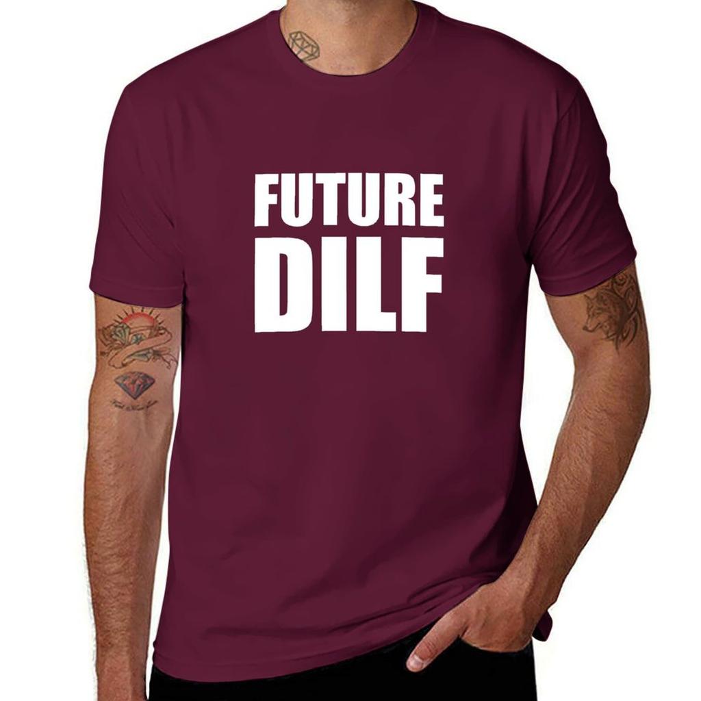 Future DILF T-Shirt Plus Sizes Summer Top Tshirts for Men