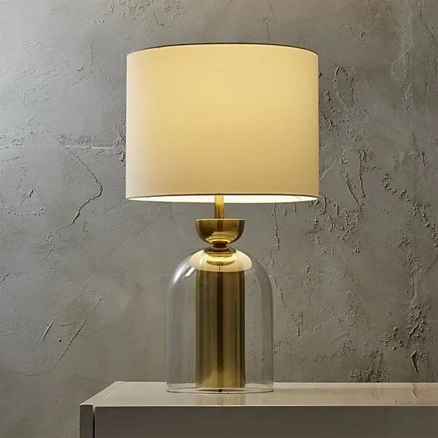 LED Table Lamp Bedroom Bedside Lamp Minimalist Art Decor Designer Glass Desk Light