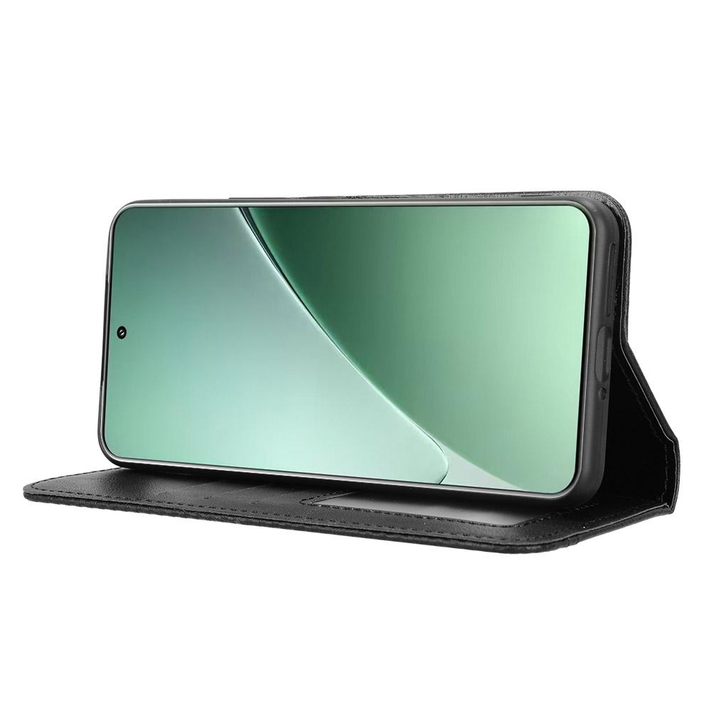 Für Xiaomi 15 Pro Lederhülle Brieftasche Ständer Retro Textur Handyhülle