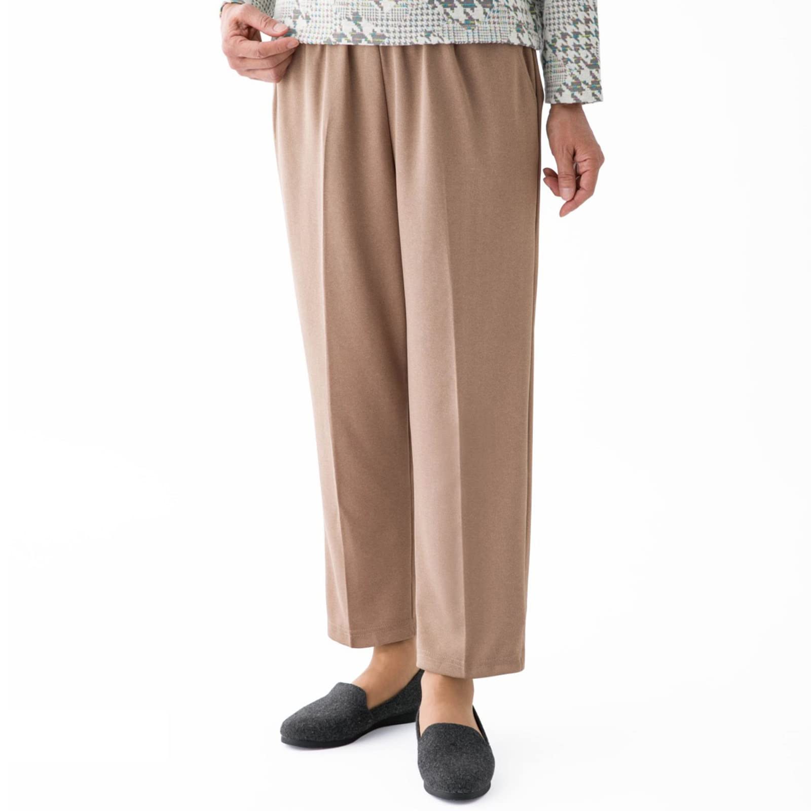 

Hanasan Terrace Smooth Buttocks Smooth Buttocks Cationic Light 60cm Plus Sizes Care Senior Elastic Suitable for Women in Their and 80s Beige Pants,