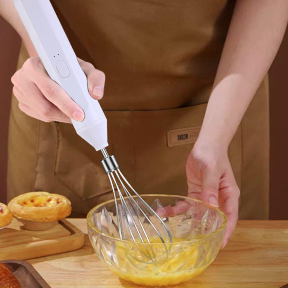 Handheld Electric Egg Whisk Effortless Egg Beater Mini Coffee Milk Frother  Drink Shop