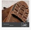 Trendige Martin-Stiefel für Herren - Stilvolle Baumwoll-Freizeit-Arbeitsstiefel im britischen Stil mit Übergrößen-Optionen