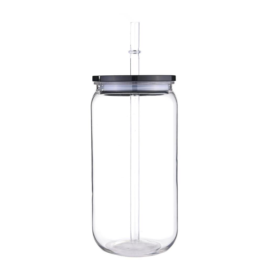16oz PET Plastic Cups Equipped With Replaceable Colored Lid And Straw Can Hold Soda Juice Drinks Milks High Quality Cups