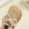 Winter Baby Boots for Girls - Fleece-Lined Princess First Walkers for Infants & Toddlers (0-2 Years Old)