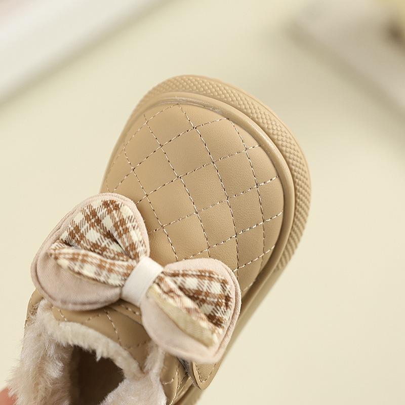 Winter Baby Boots for Girls - Fleece-Lined Princess First Walkers for Infants & Toddlers (0-2 Years Old)