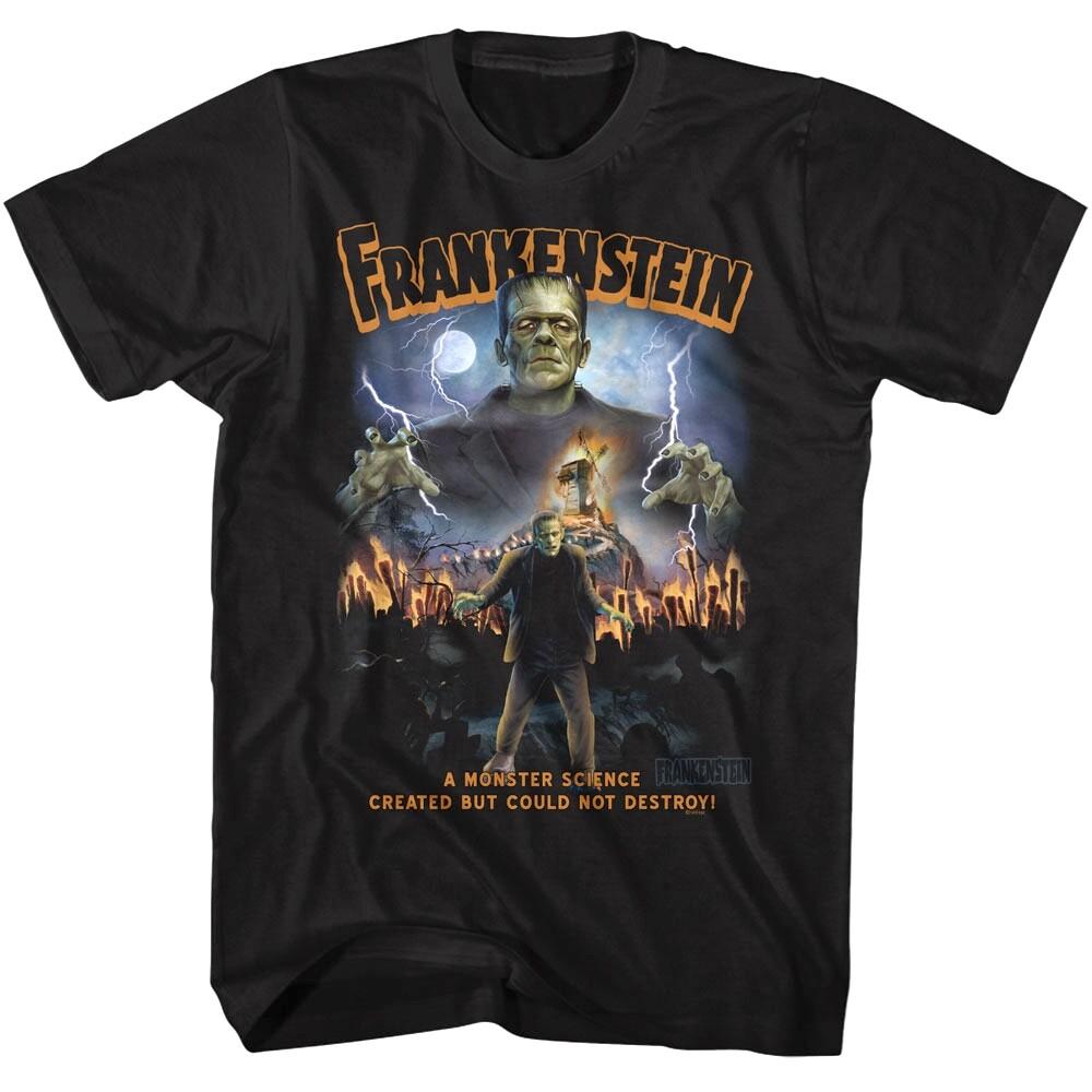Frankenstein Monster Science Created Men T Shirt S