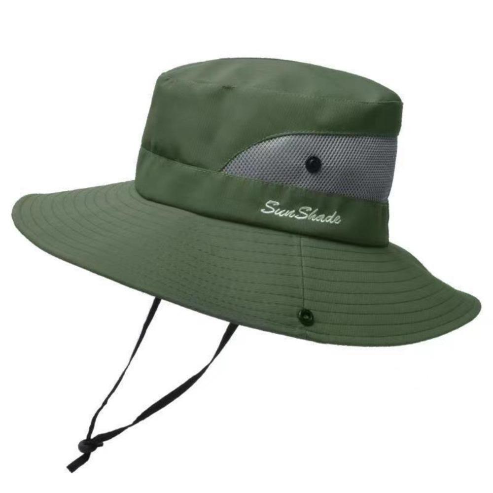 Trendy Fishing Cap Anti-Sun Sunscreen Hat Fashion Ponytail Hat  Summer