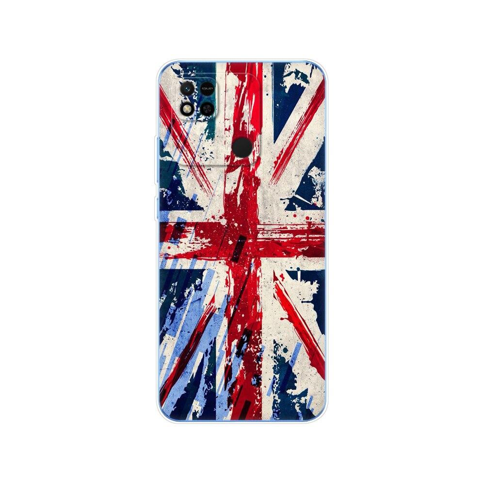 For Redmi 10A Case Back Cover For Xiaomi Redmi 10A Phone Case Redmi10A Bag Tpu Soft Silicon Protective Bumper Etui Funda Coque