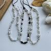 Wrist Short Special-shaped Imitation Pearl Fashion Commuter Mobile Phone Chain Hanging Jewelry Men's and Women's Pendant Rope