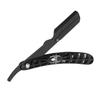 Straight Edge Razor Holder Men Professional Hollow Handle Manual Shaver Support Rack for Face