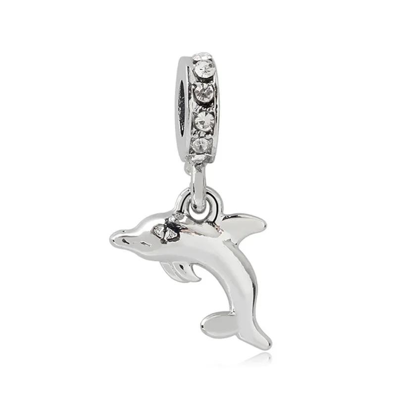 New Arrival Clover Butterfly Elephant Heart Pendant Bead Fit European Charm Bracelets Jewelry Making Accessories