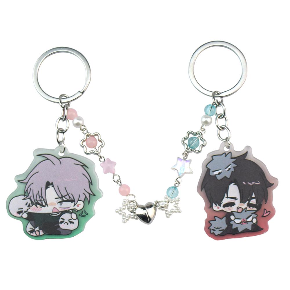 

Anime ALIEN STAGE Mizi Sua Acrylic Keychain Charm Keyring Cartoon Versatile Backpack Pendant Pants Decoration Accessories Gift