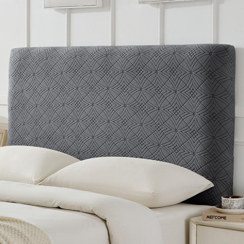 Jacquard Headboard Cover: Thickened, Dustproof, Non-slip, Wear-resistant, Elastic Slipcover & Backrest Protector