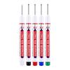 4Pcs/Set 20mm Deep Hole Long Nib Head Markers For Metal Perforating Pen Waterproof Bathroom Woodworking Decoration Multi-Purpose