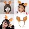 Kangaroos Costume Set Kangaroos Ear Headbands Tail Snout Glove Animal Cosplays Costume for Halloween Christmas Party