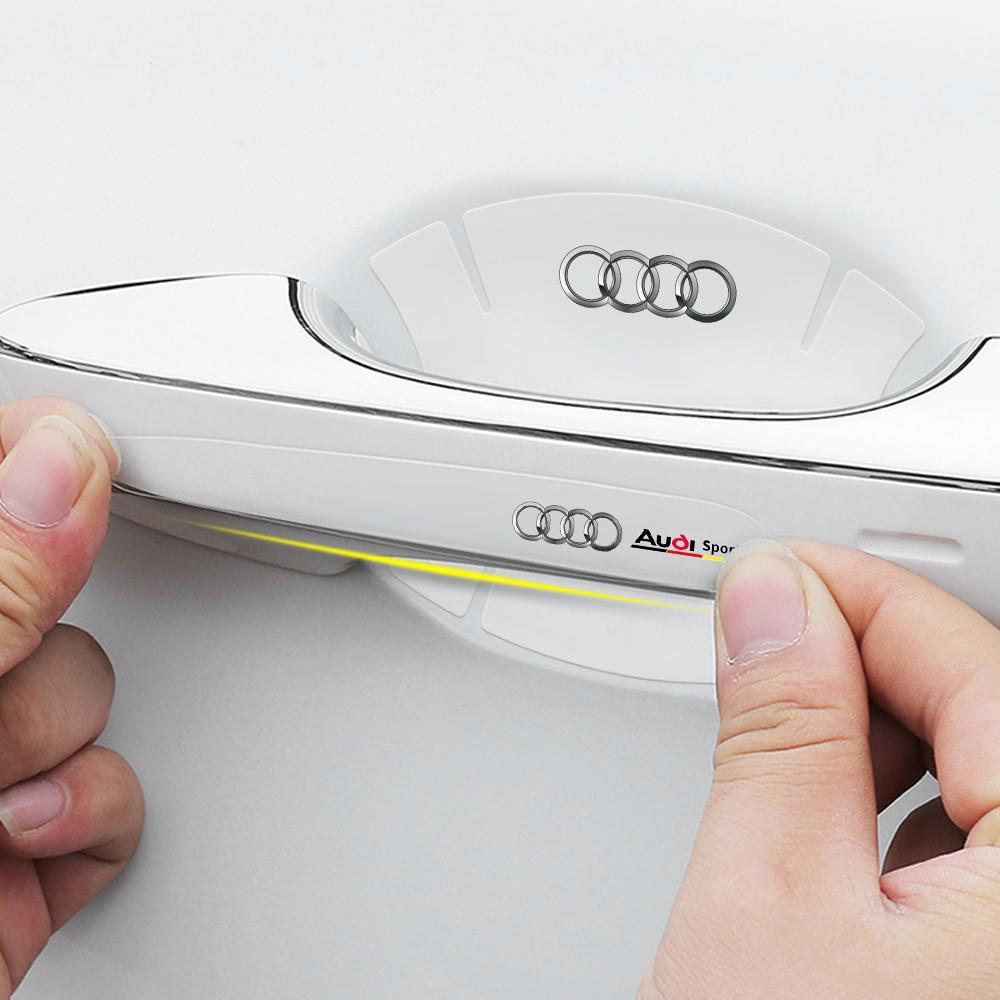 2026 Car Door Bowl Film Transparent Handle Sticker Protector Cover For Audi A1 A2 A3 A4 A5 A6 A7 A8 Q1 Q2 Q3 Q4 Q5 Q6 Q7 Q8 TT RS3 S5