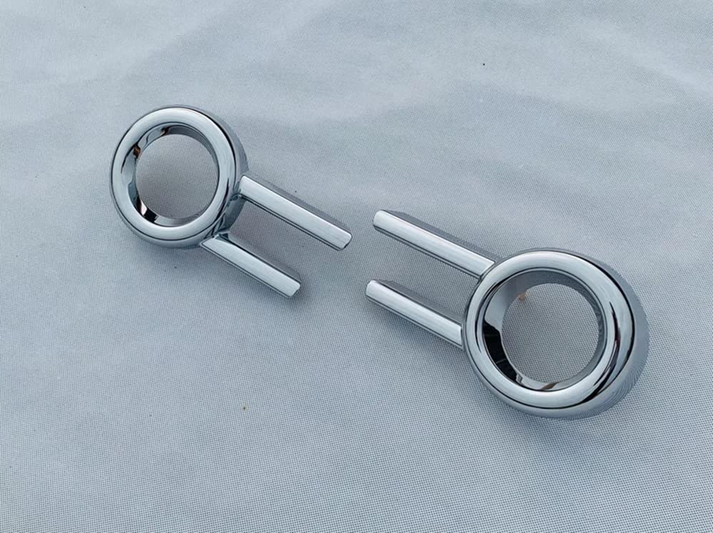 Grille Down Mould Garnish Front Fog Lamp Cover Rim for Suzuki Spacia Custom HYBRID XS Turbo [HIGH FLYING] & (Glossy ABS) (MK53S) 2017-2021 (6 Pieces)