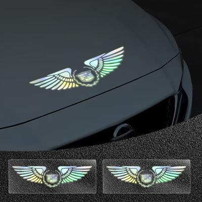 Car Logo Decorative Colorful Laser Reflective Waterproof Decals for Seville XT4 CT4 CT5 ATS SLR STS EXT CTS Accessories