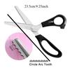 Tailor Scissors Pinking Shears Zig Zag Sewing Cut Serrated Lace Scissors Sewing Accessories Fabric Scissors DIY Sewing Tool