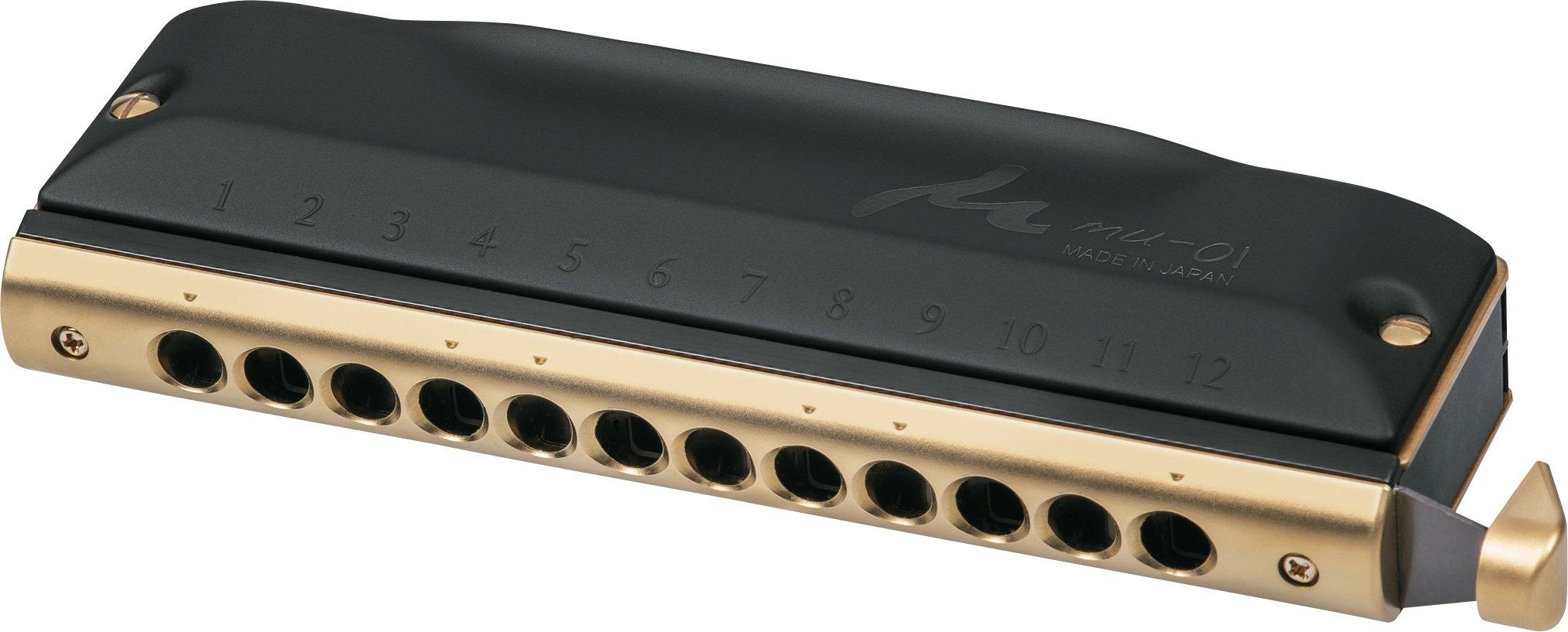 

TOMBO Chromatic Harmonica -01 No.2248 чорний