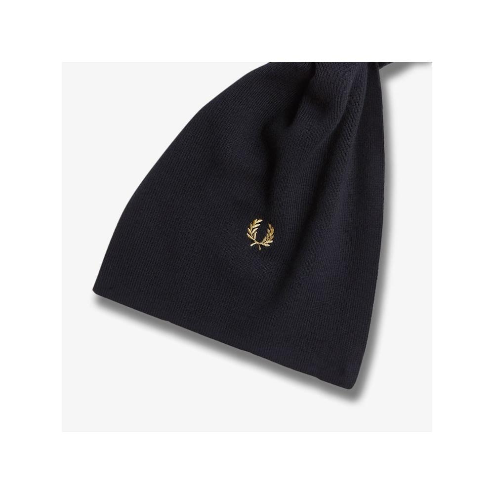 Fred Perry Classic Merino Wool Blended Scarf   Black Cfpu2438140 102 qzgCfpu2438140 102