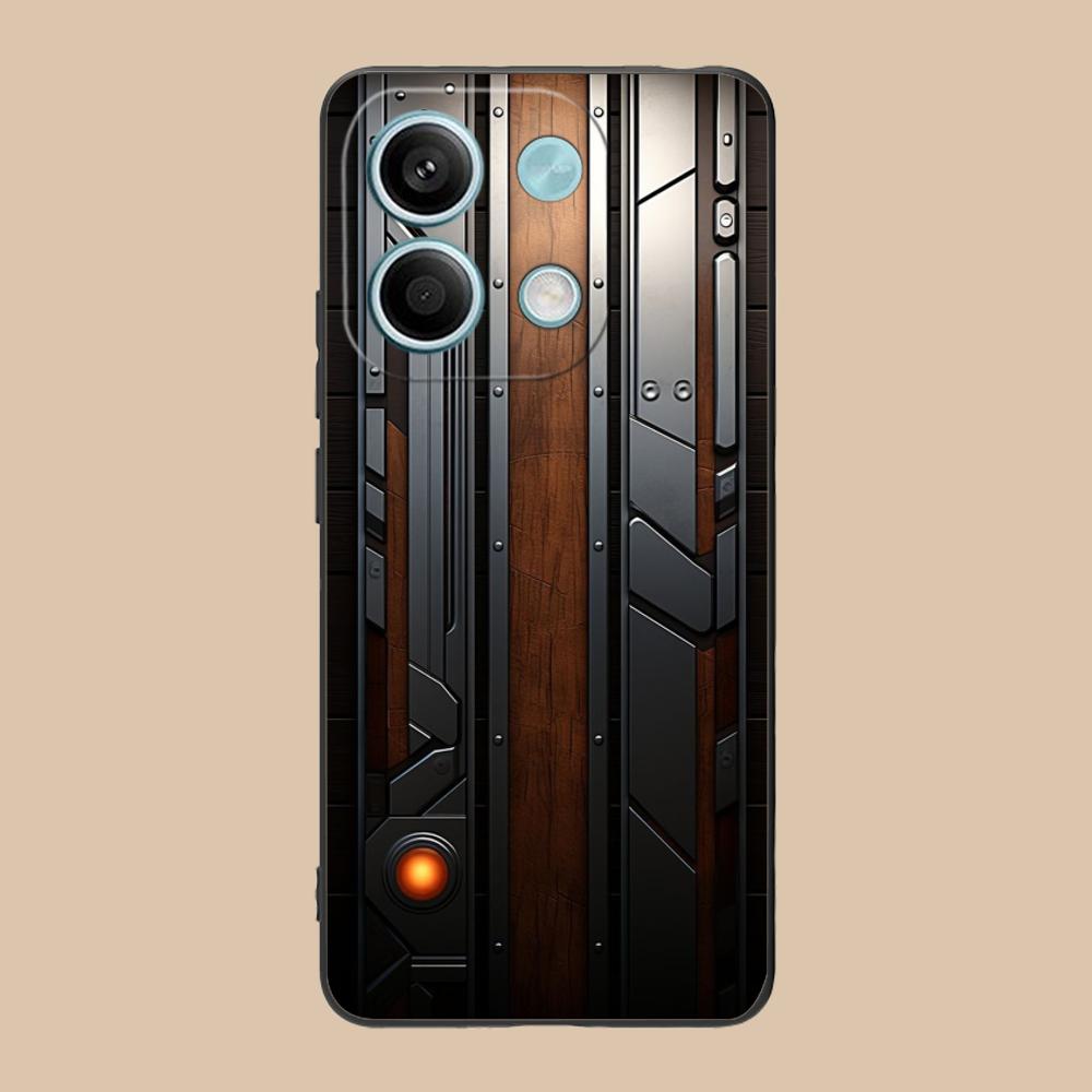 Wood Texture Mobile Cell Phone Case for POCO F7 F6 F5 F4 F3 F2 Pro GT C75 C71 C65 C61 C40 Pro Ultra Colorful Printing Cover