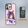 Jolie coque de téléphone Derby U-Uma Musume pour iPhone 17,16,15,14,13,12,11 Plus,Pro Max Housse de chargement sans fil magnétique