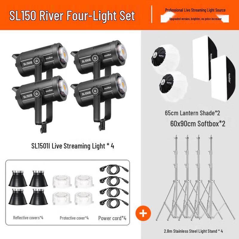 Godox SL150III LED Video Light Studio Kit