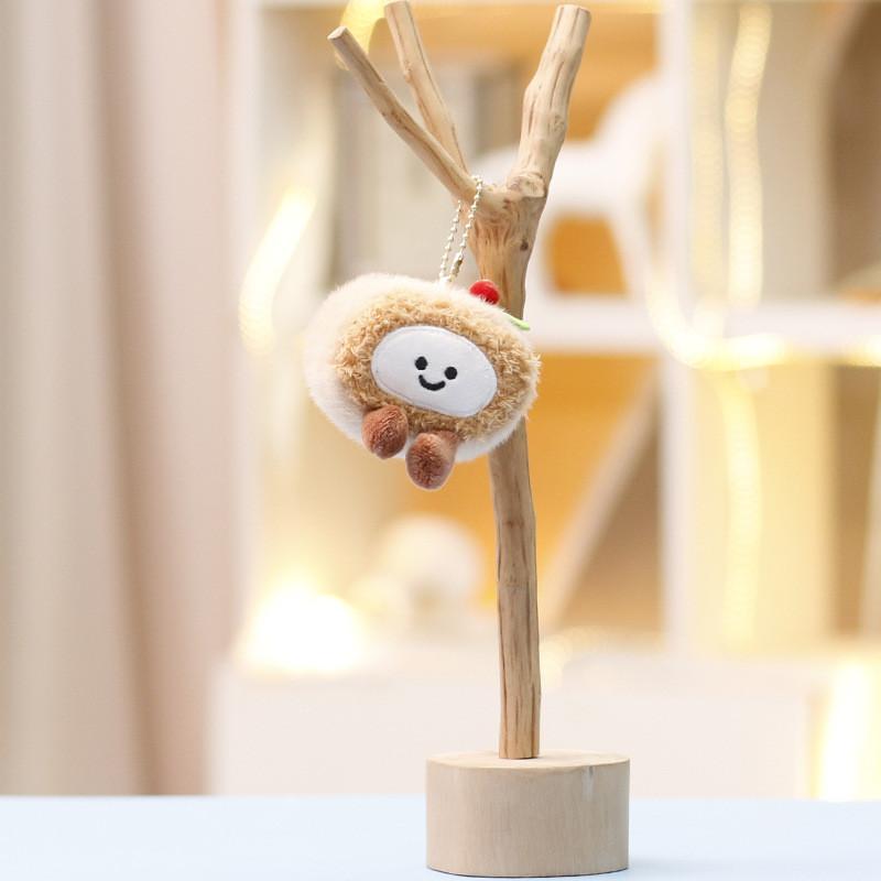 Plush Toy Matcha Strawberry Cake Collection Cute Doll Keychain For Kids And Collectors коричневый