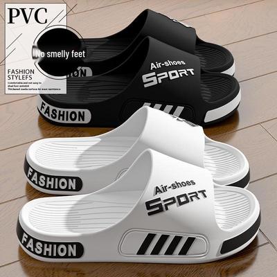 Men's Summer Non-Slip Thick Sole Slippers - Plus Size Outdoor Sandals