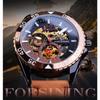 New Top Men's Watch Hollow Men's Automatic Mechanical Watch Casual Sports Belt Watch