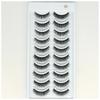 3D False Eyelashes - 10 Pairs of Soft, Natural Curling, Multi-layered 3D Lashes