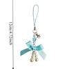 Bowknot Bow Phone Strap Pearl Mobile Phone Chain Pearl Phone Pendant  Telephone Jewelry