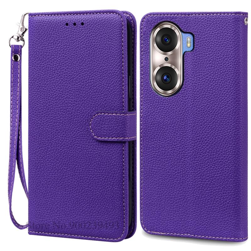 For Honor 60 Pro Case Honor 60 Case Silicone Soft Leather Flip Case For Honor 60 Pro Wallet Cover Phone Fundas Coque