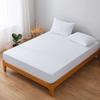 Waterproof Fitted Sheet High Elasticity, Easy-Clean Solid Color Mattress Protector Cover for Bed (No Pillowcase)